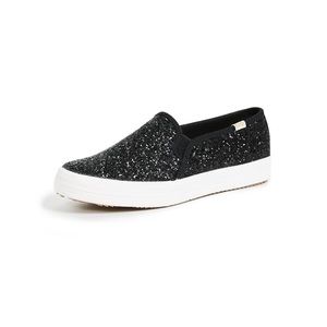 Kate Spade Black Glitter Sneakers Size 6 
NWT